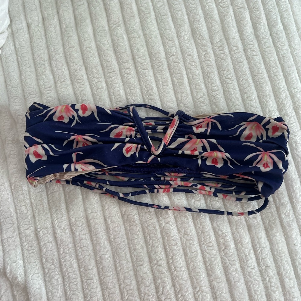 Vintage Acacia Strapless Top